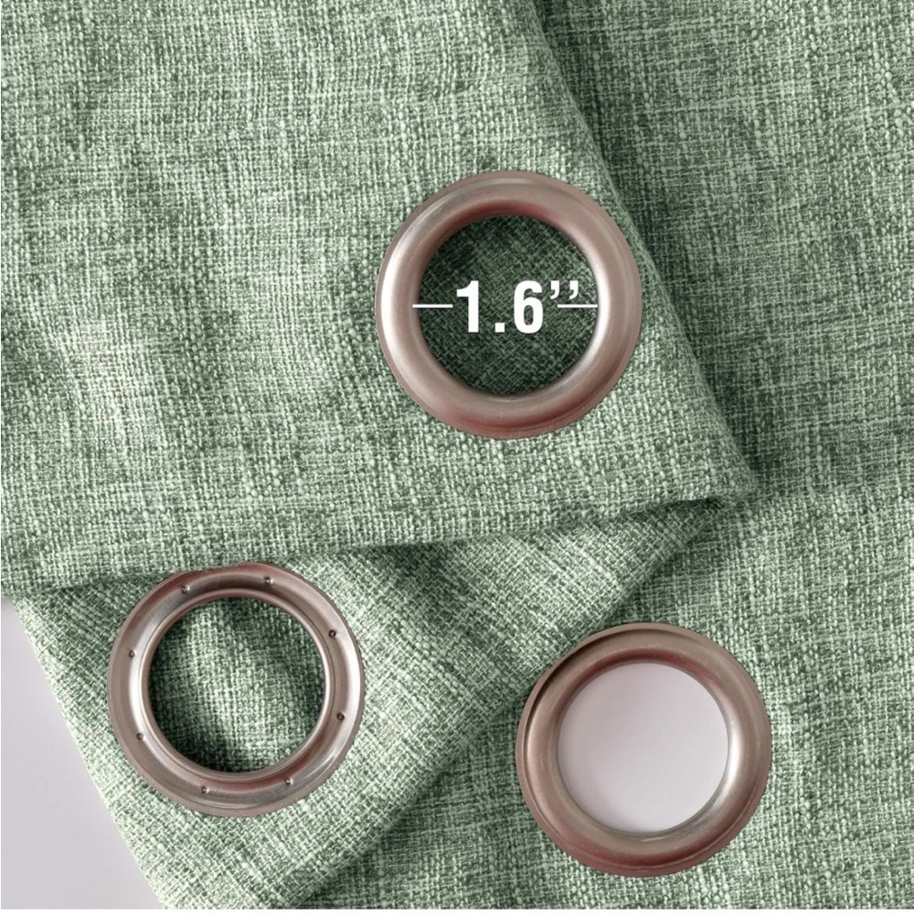 JINCHAN FAUX LINEN CURTAINS - Picture 4 of 7